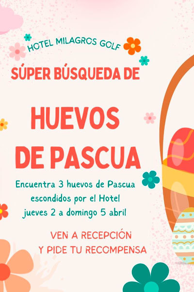 Hotel Milagros Golf Super búsqueda de huevos de Pascua